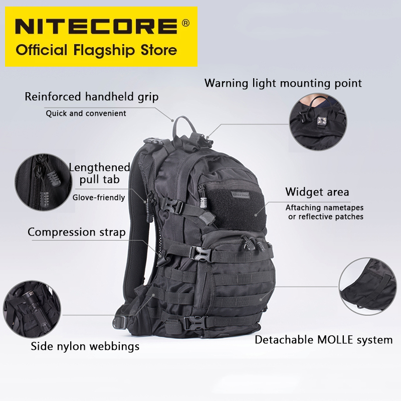NITECORE BP20 20L Travel Backp – обзор и цена Rucksack Military Style
