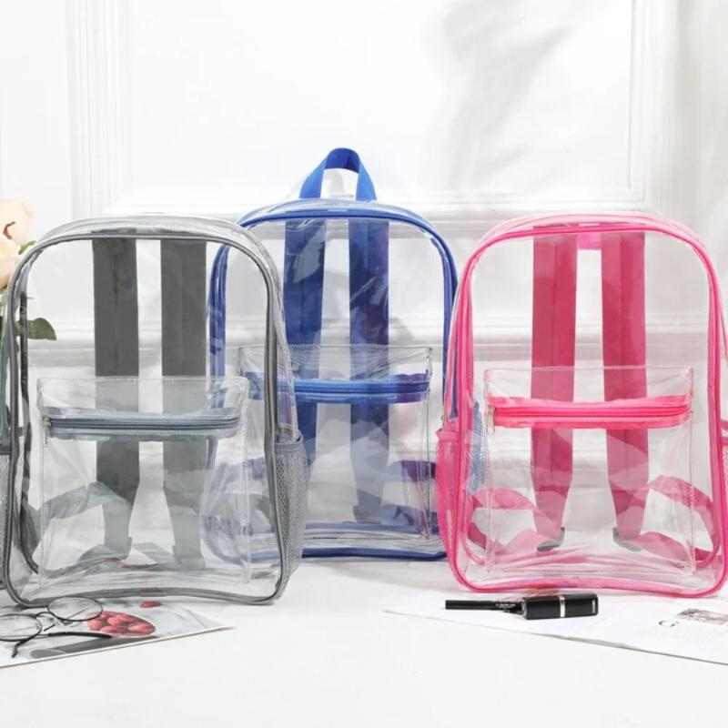 Transparent PVC Outdoor Sports – обзор и цена Canvas Backpack Casual