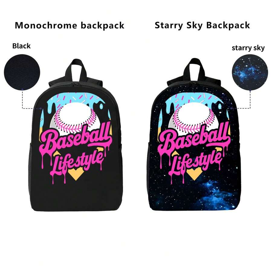 Baseball Drip Design Backpack  – обзор и цена Laptop Backpack 15.6