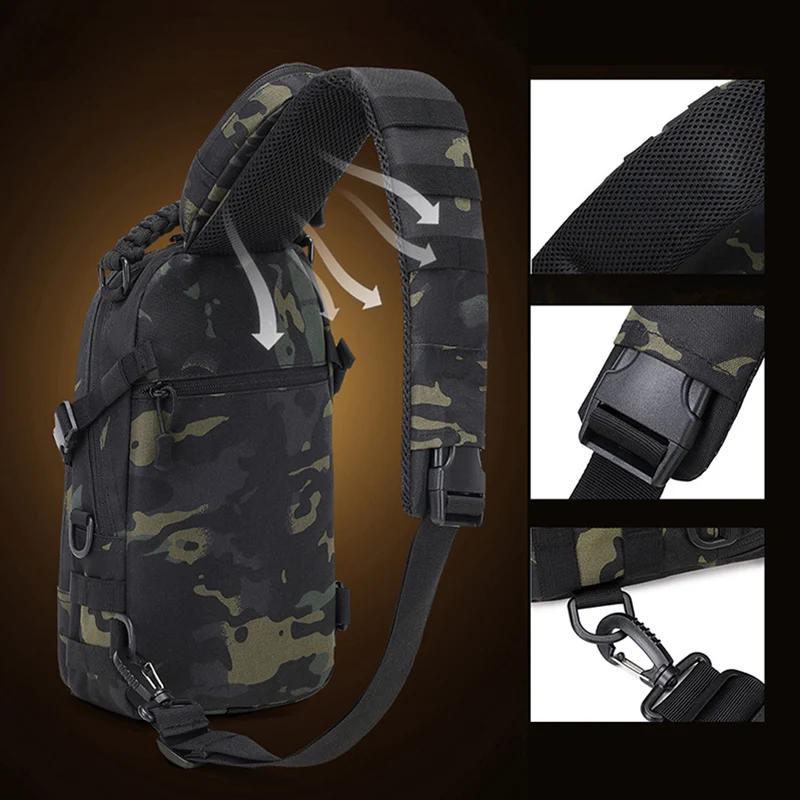 Men's Waist Bag Sports Shoulde – обзор и цена Sling Backpack Shoulder