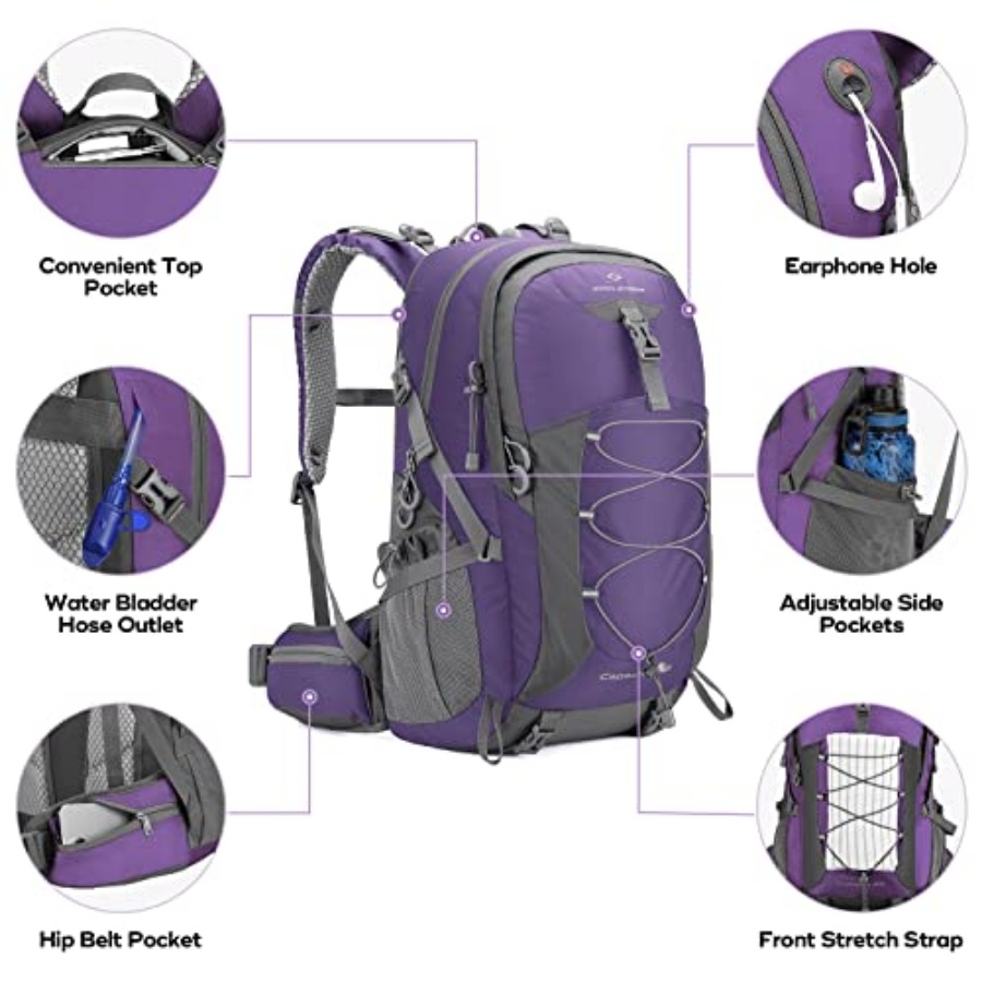 Hiking Backpack, Camping Backp – обзор и цена Rain Cover Backpack