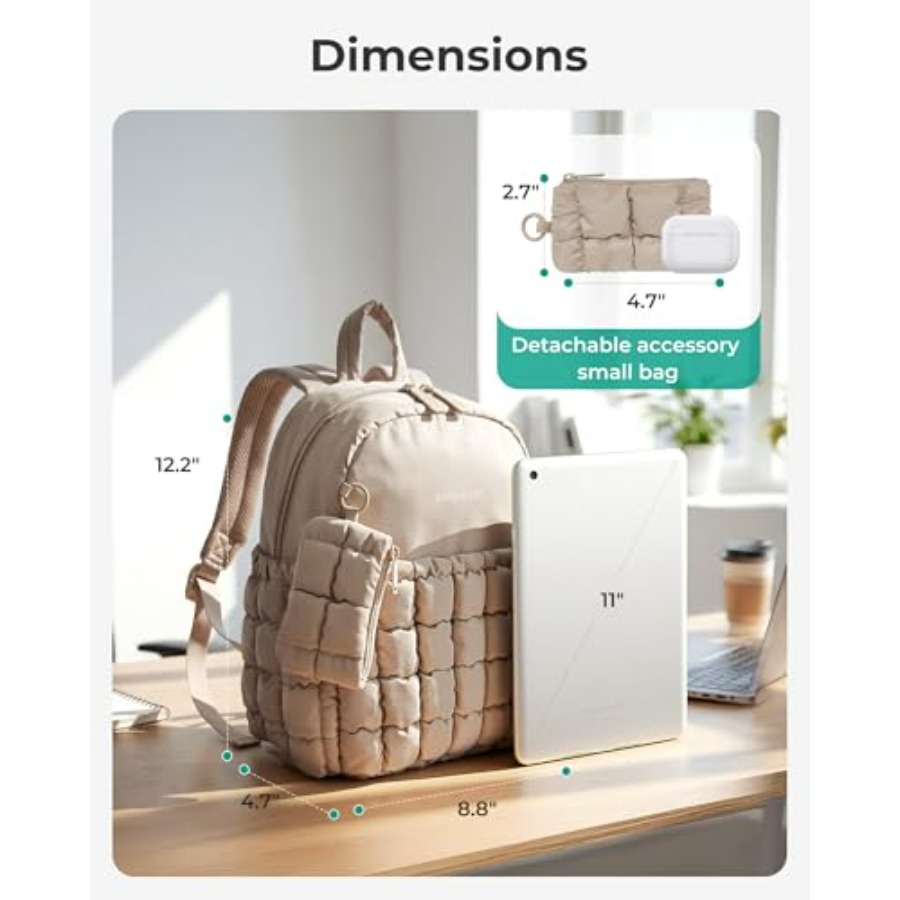 Mini Backpacks for Women, Puff – обзор и цена Mini Backpack Purse