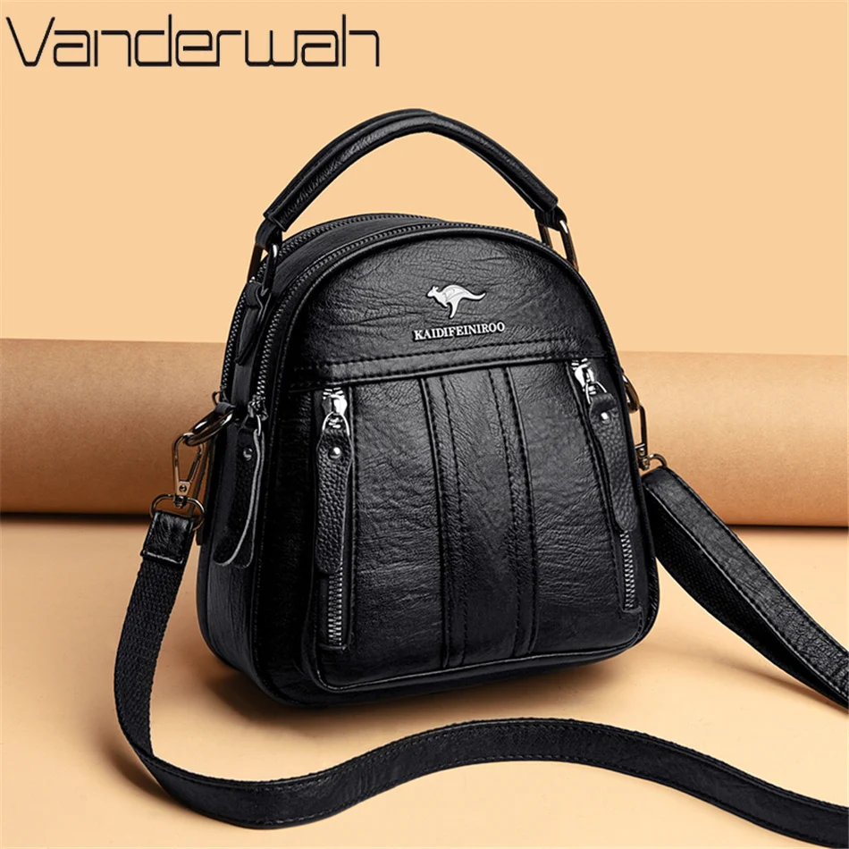 4 In 1 Leather Backpacks Multi – обзор и цена Leather Backpack Vintage