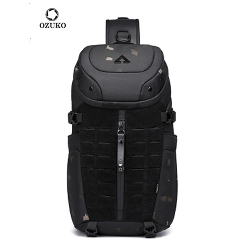 Ozuko Chest Bag Cross bag men  – обзор и цена Travel Backpack Anti Theft