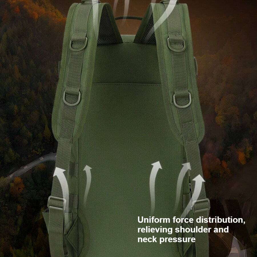 Large Capacity Tactical Backpa – обзор и цена Hiking Backpack Waterproof