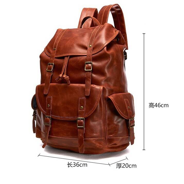 XZAN Men S Bags Fashion Europe – обзор и цена Leather Backpack Vintage