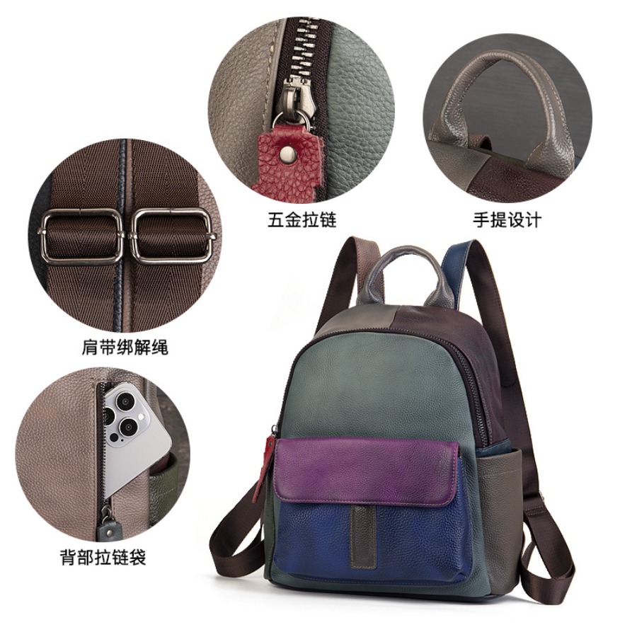 【New Arrival】 Vintage Color Bl – обзор и цена Leather Backpack Vintage