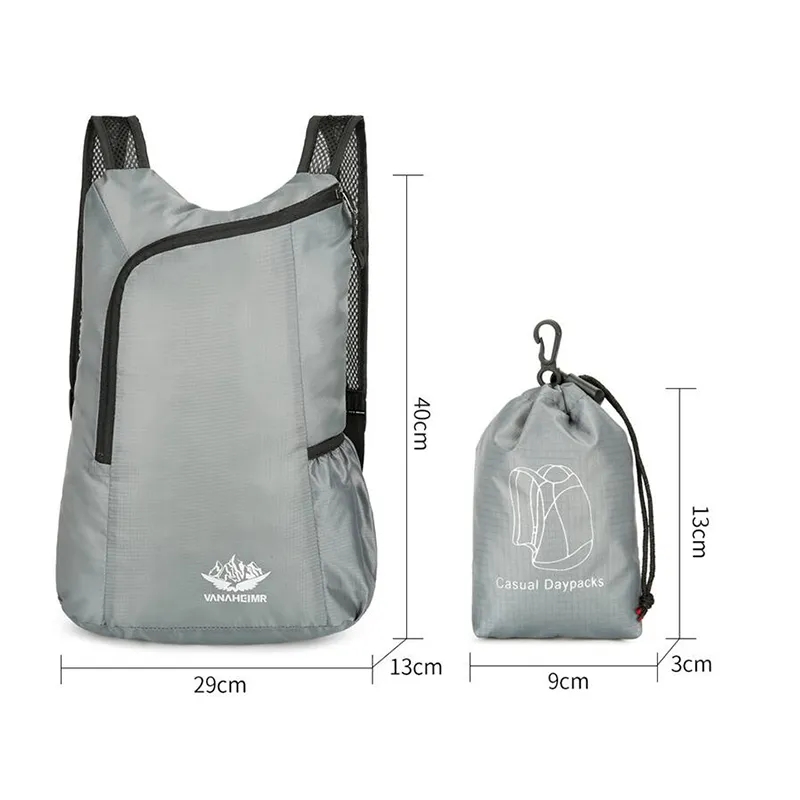 20L Unisex Lightweight Outdoor – обзор и цена Foldable Backpack Small