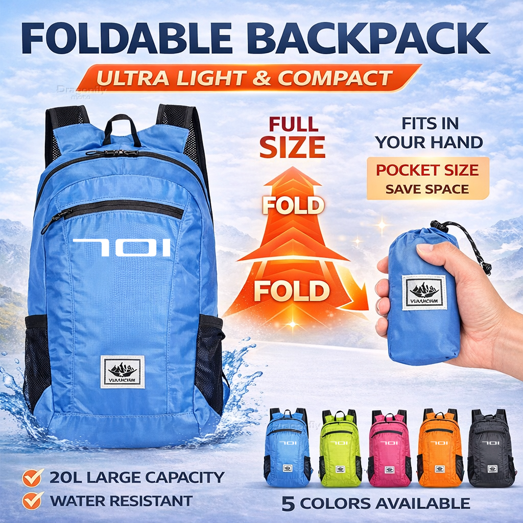 20L Foldable Motorcycle Backpa – обзор и цена Foldable Backpack Small