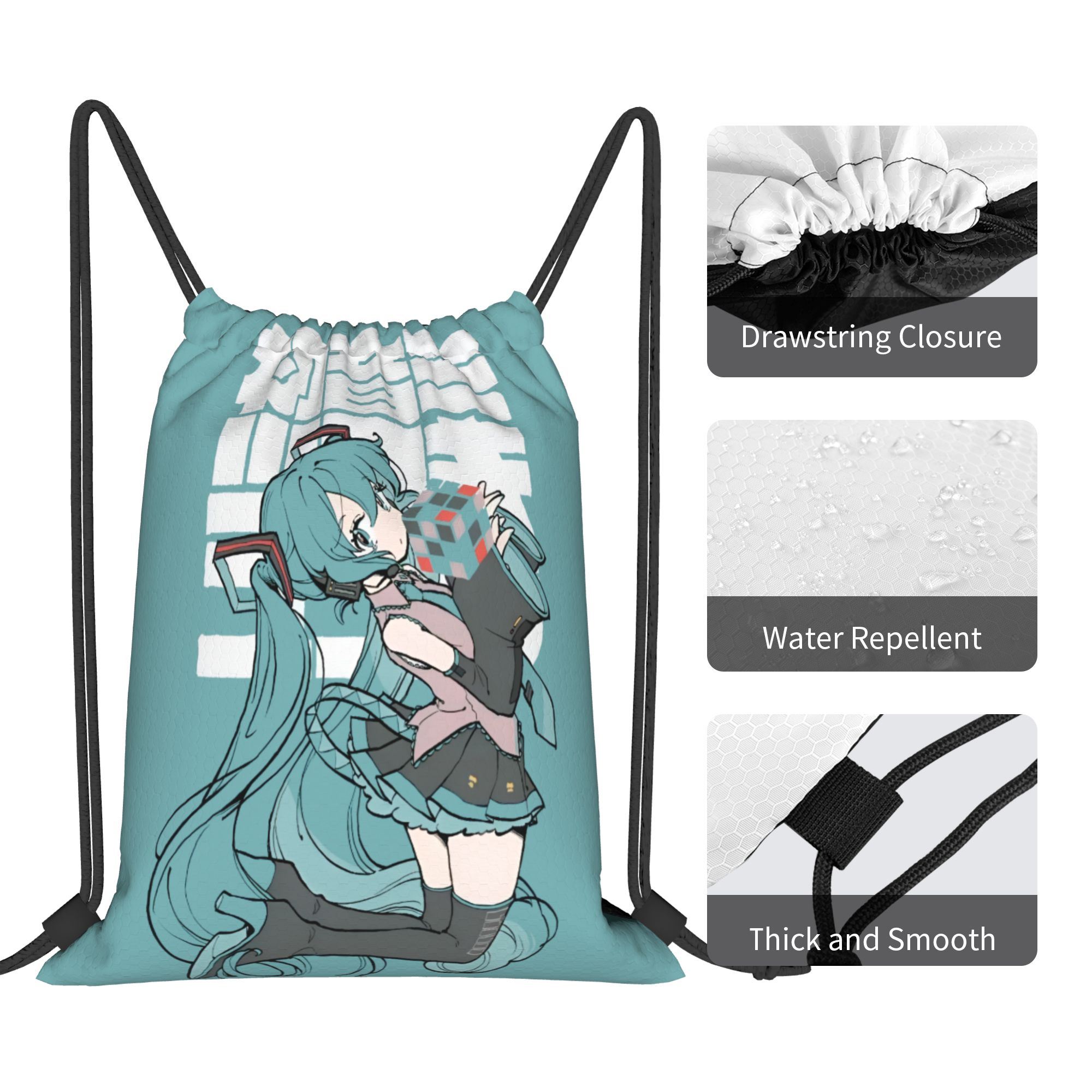 Custom H-Hatsunes Drawstring B – обзор и цена Drawstring Gym Bag