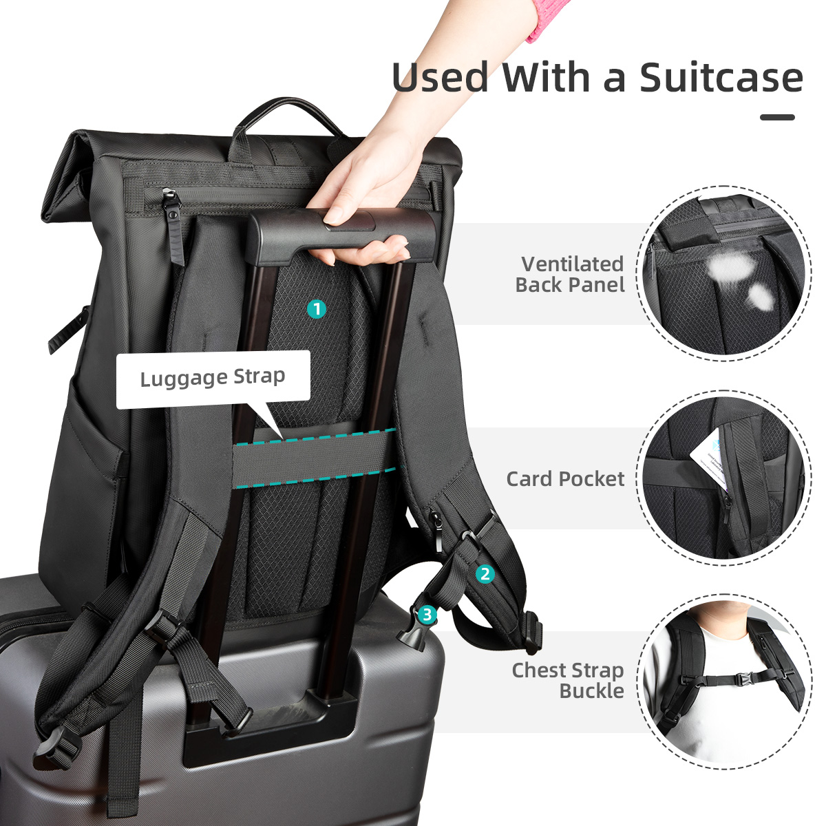 HK Multifunctional Travel Back – обзор и цена Hiking Backpack Waterproof