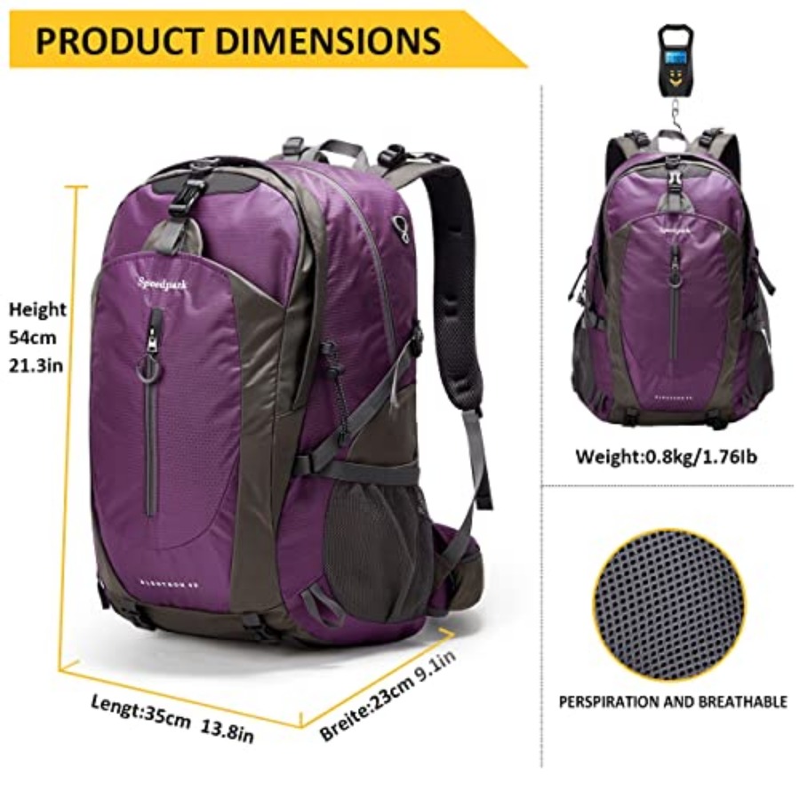 Hiking Backpack 40L Waterproof – обзор и цена Rain Cover Backpack