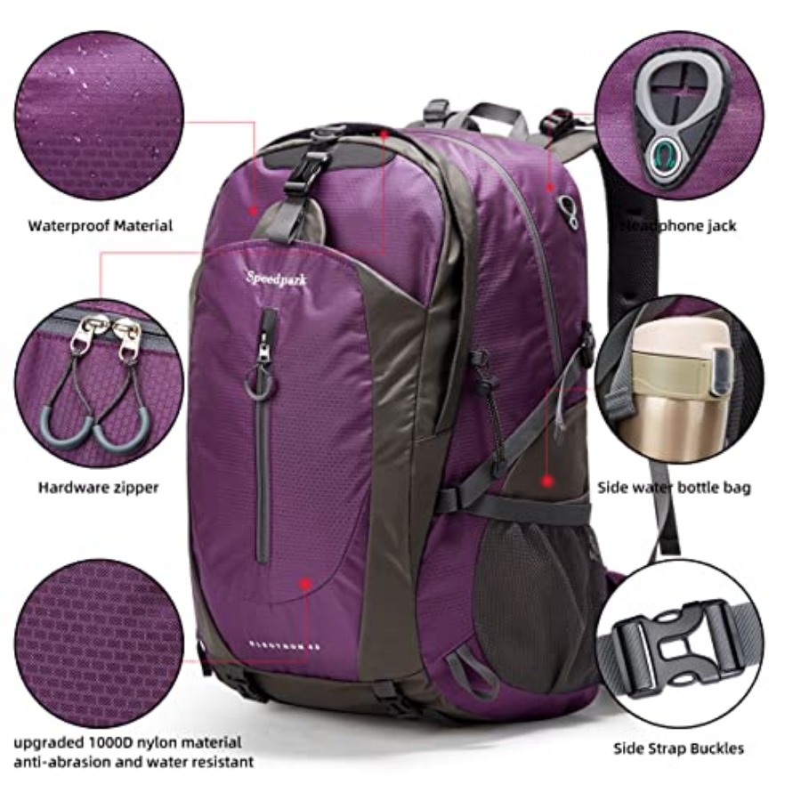 Hiking Backpack 40L Waterproof – обзор и цена Rain Cover Backpack