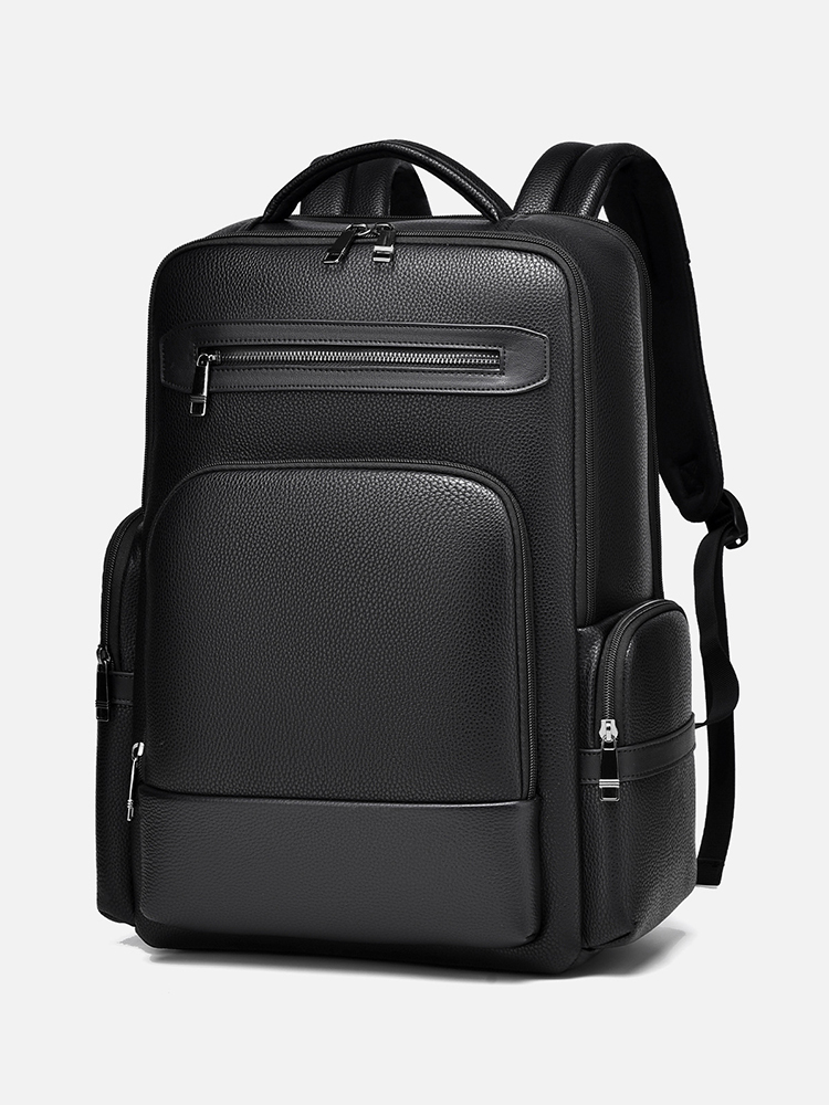 Men's Fashion Backpack PU Leat – обзор и цена Laptop Backpack 15.6