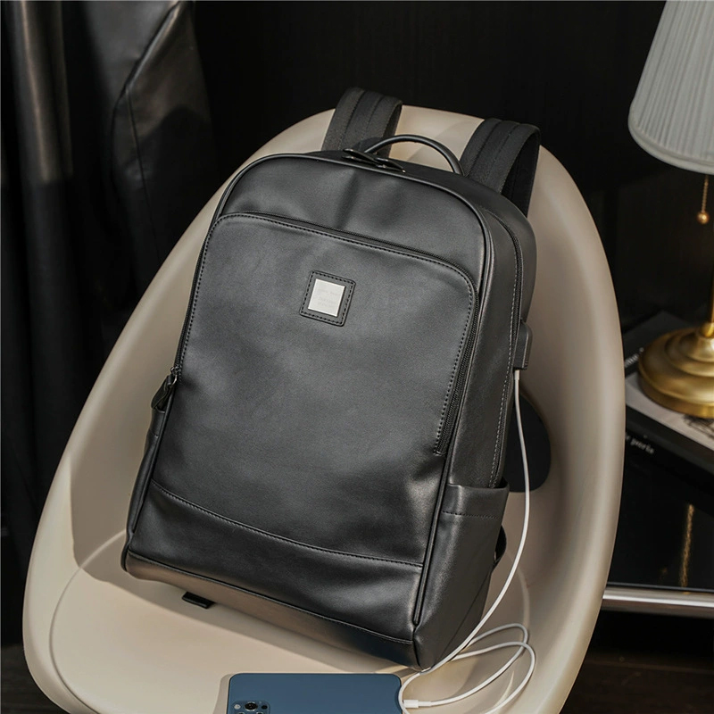 Man's PU Leather Backpack Exec – обзор и цена Leather Backpack Vintage