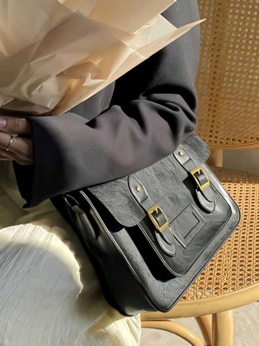 Retro British Style Satchel Ba – обзор и цена Leather Backpack Vintage