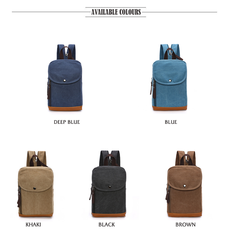 Men's Canvas Mini Backpack Men – обзор и цена Sling Backpack Shoulder