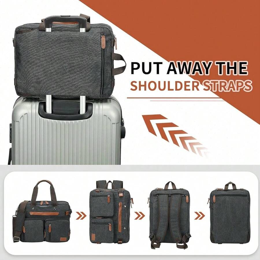 Canvas Laptop Backpack 3-In-1  – обзор и цена Canvas Backpack Casual
