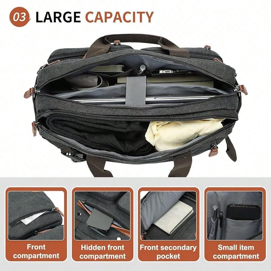 Canvas Laptop Backpack 3-In-1  – обзор и цена Canvas Backpack Casual