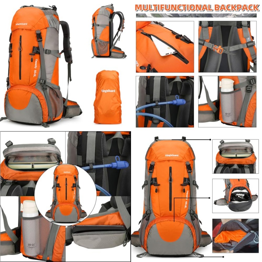 70L Hiking Backpack with Rain  – обзор и цена Rain Cover Backpack