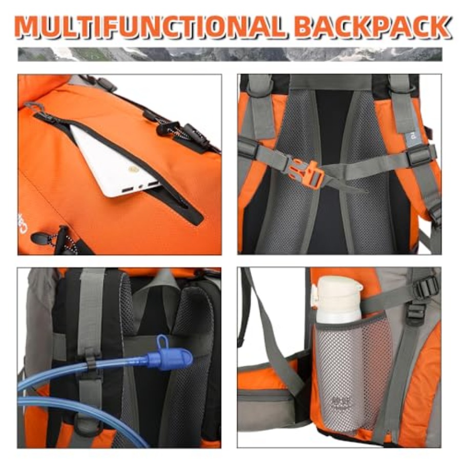 70L Hiking Backpack with Rain  – обзор и цена Rain Cover Backpack