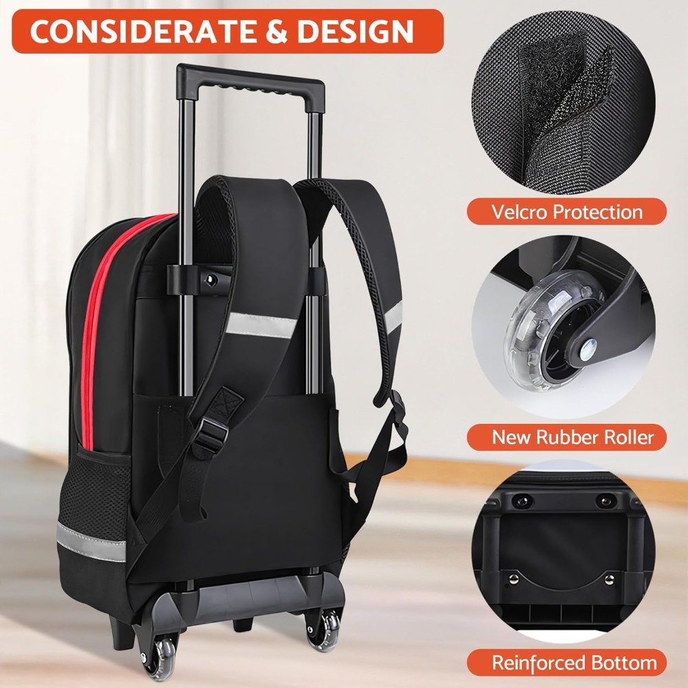 3PCS Kids Rolling Backpack for – обзор и цена School Backpack Teen