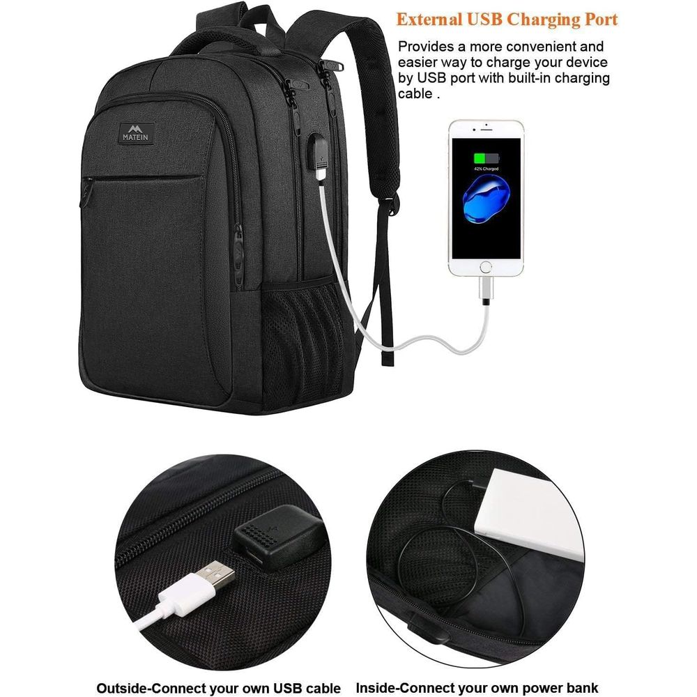 MATEIN BusinLaptop Backpack, 1 – обзор и цена Laptop Backpack 15.6