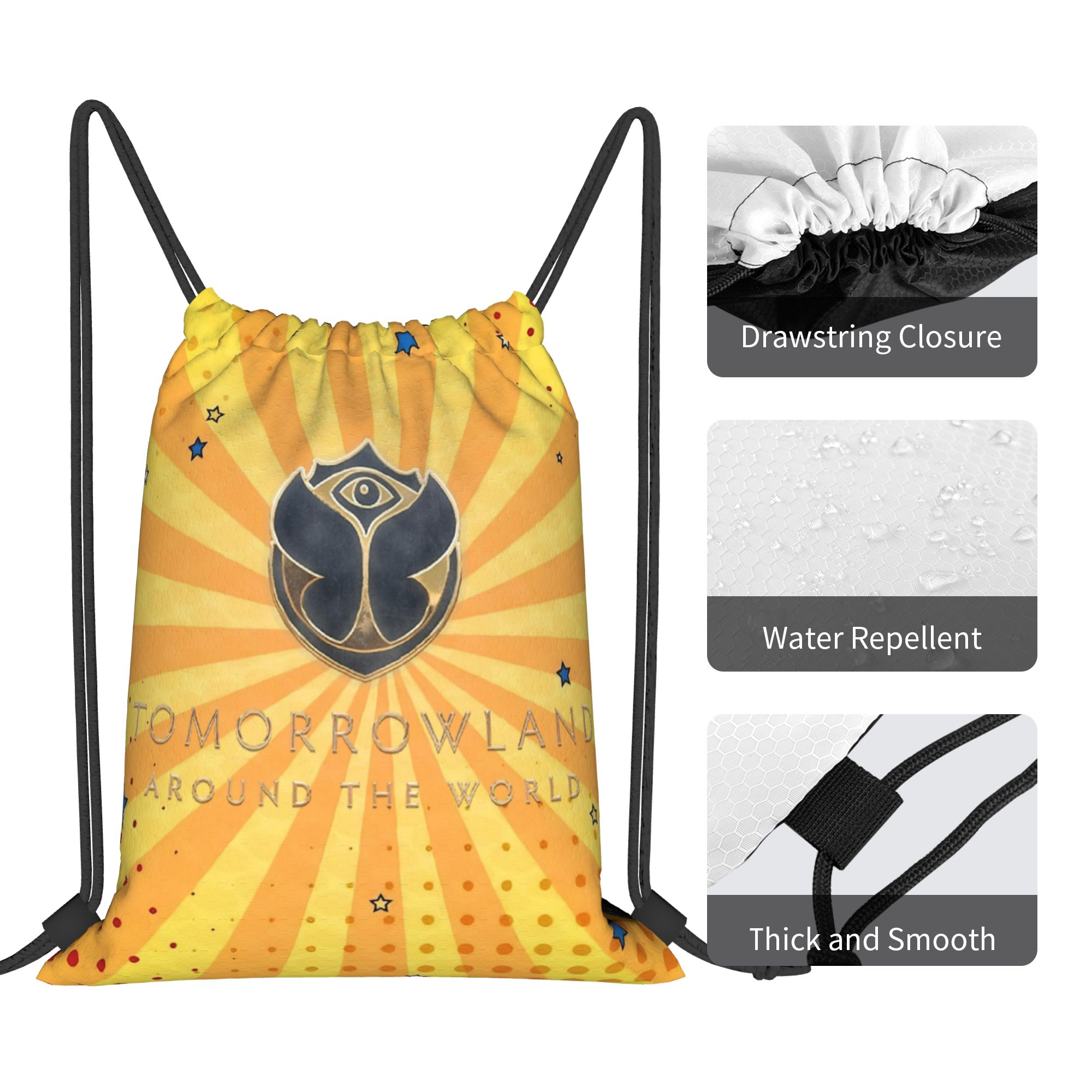 Tomorrowlands Festival Music D – обзор и цена Drawstring Gym Bag