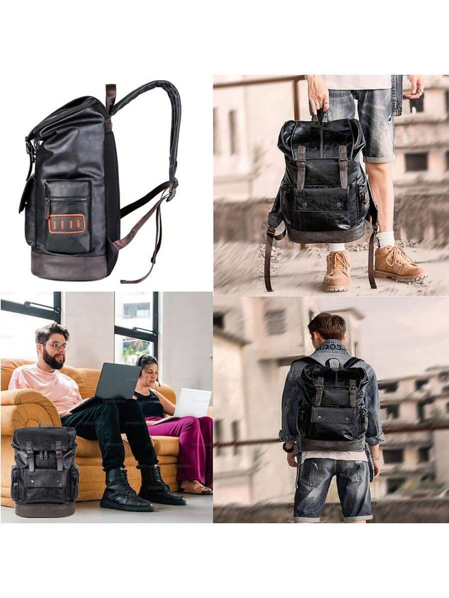 Vintage Black Leather Laptop B – обзор и цена Leather Backpack Vintage