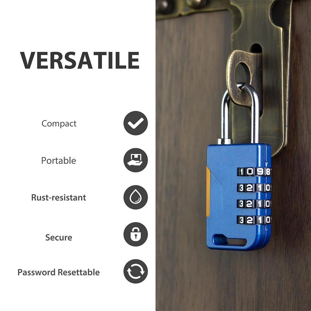 4 Digit Combination Padlock wi – обзор и цена Travel Backpack Anti Theft