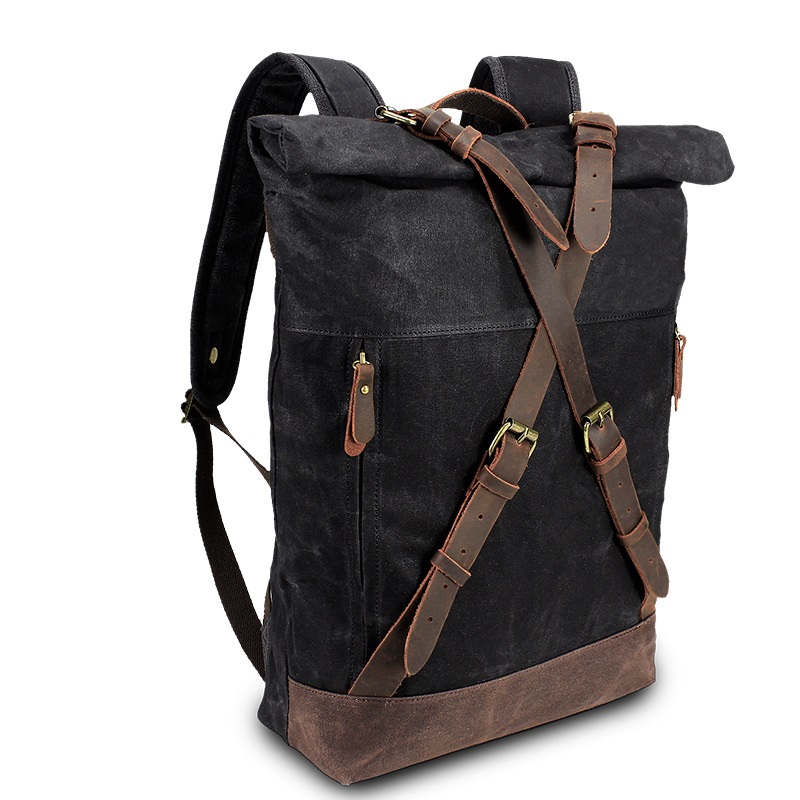 Retro Canvas Leather Backpacks – обзор и цена Leather Backpack Vintage
