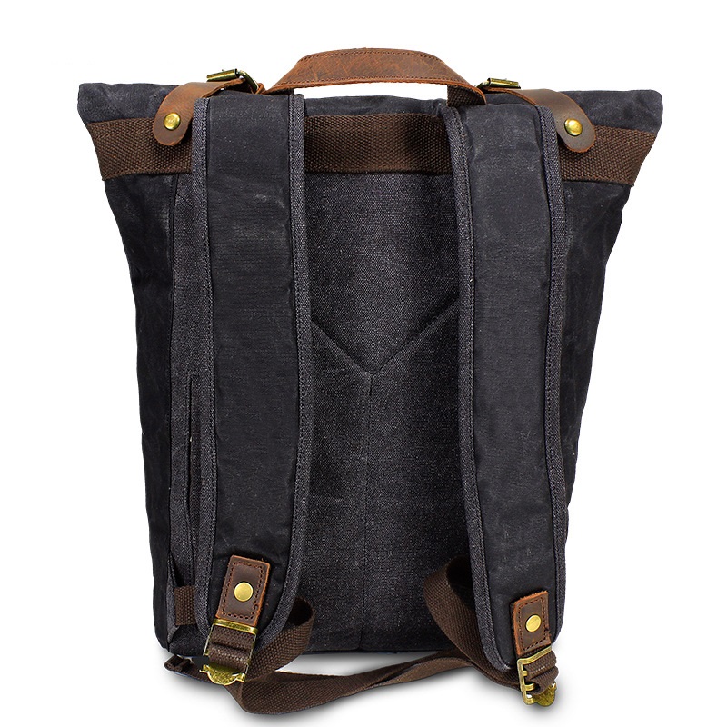 Retro Canvas Leather Backpacks – обзор и цена Leather Backpack Vintage